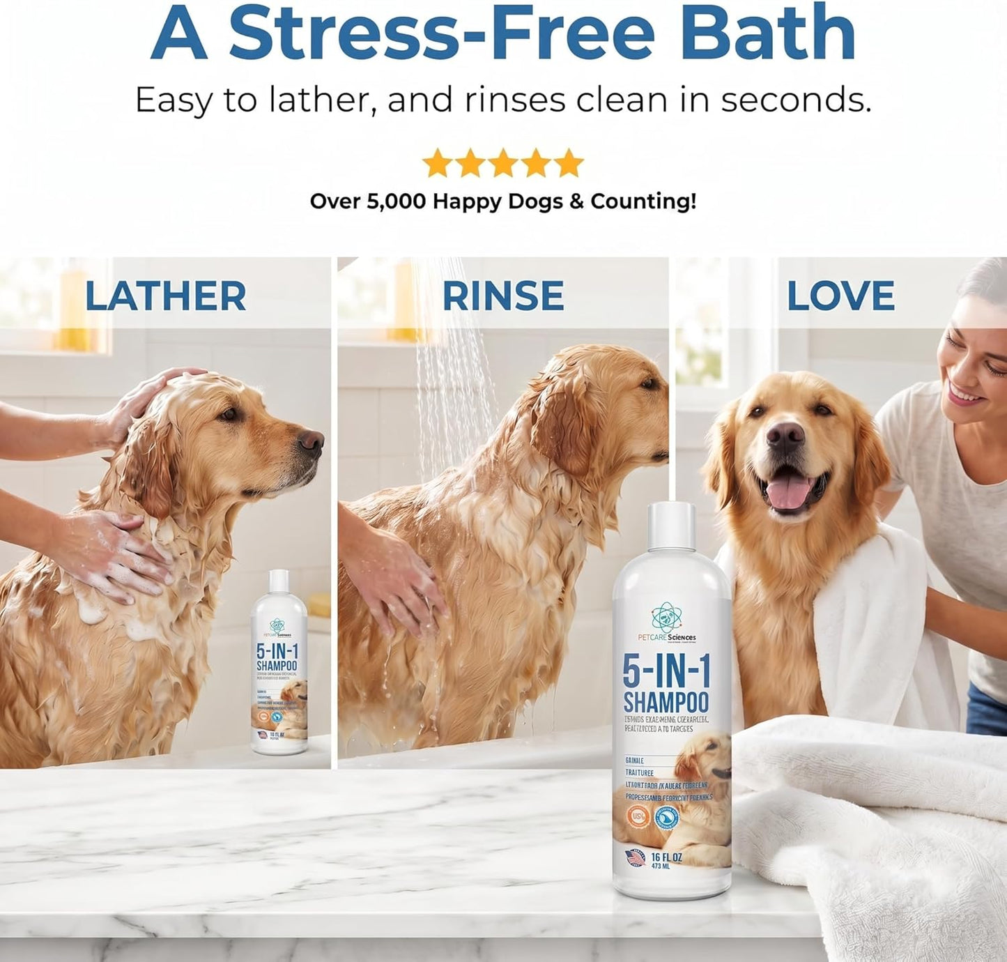 PET CARE Sciences® 5-in-1 Dog Shampoo