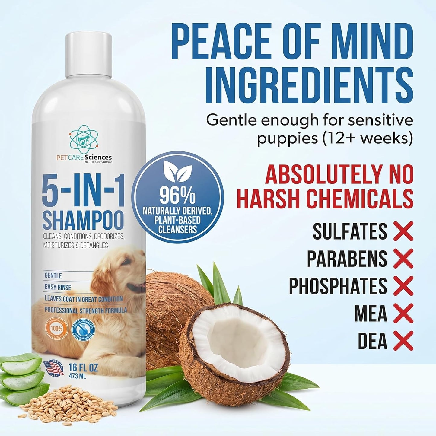 PET CARE Sciences® 5-in-1 Dog Shampoo