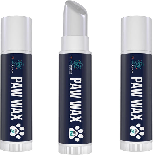 PET CARE Sciences Paw Wax 3 Sticks - Paw Soother for Dogs - Paw Pad Moisturizer - Dog Paw Cream - Cat Paw Balm or Snout Soother for Dogs